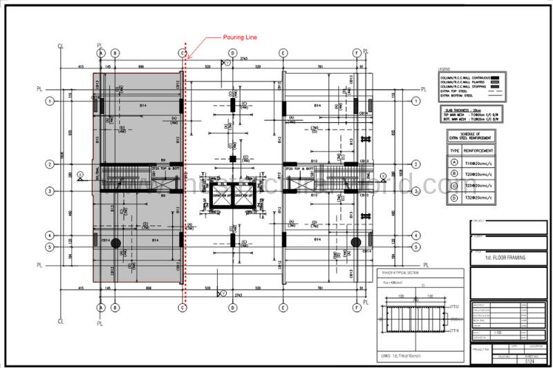 First Floor Framing Plan The Structural World