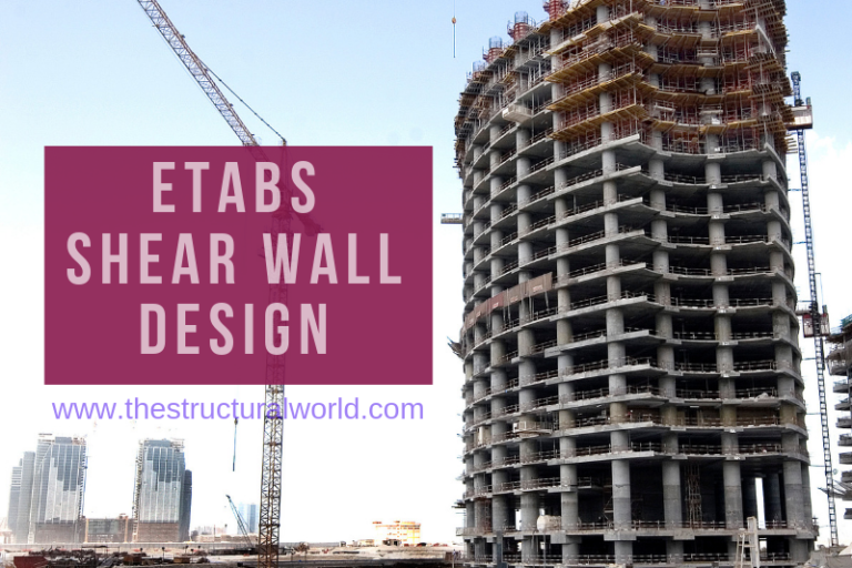 Shear Wall Design in ETABS The Structural World