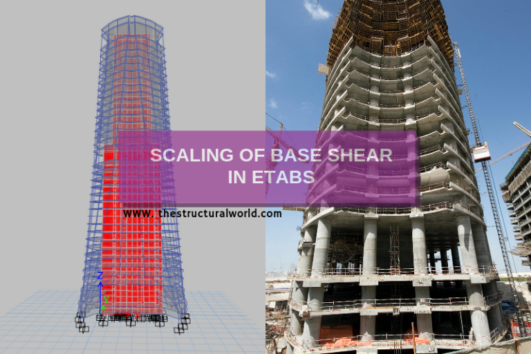 How to Scale Base Shear in ETABS The Structural World